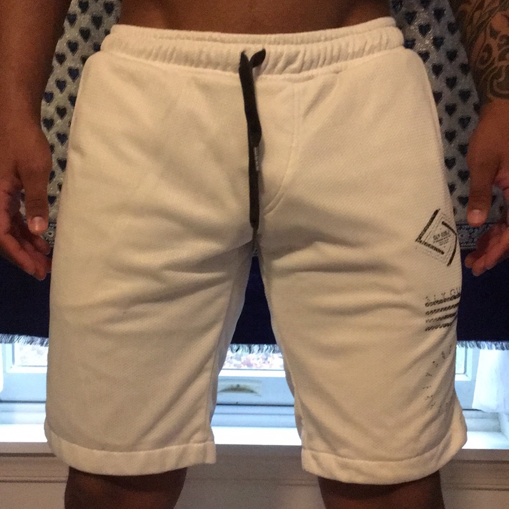 Mesh workout shorts